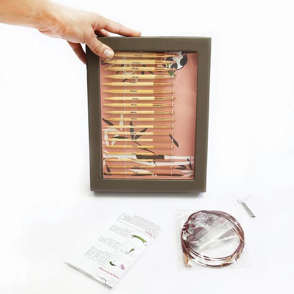 24002 Набір з'ємних спиць Bamboo Deluxe KnitPro 1066726 фото