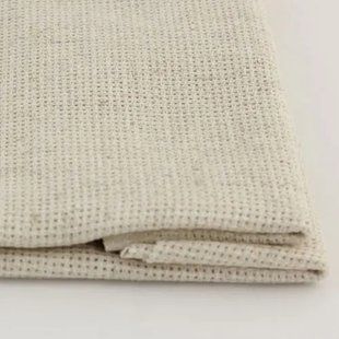 Канва для вишивання ТВШ-23 1/1 Аїда 16, льон, 50% поліестер, 30% бавовна, 20% льон, 50х50см 1064498 фото