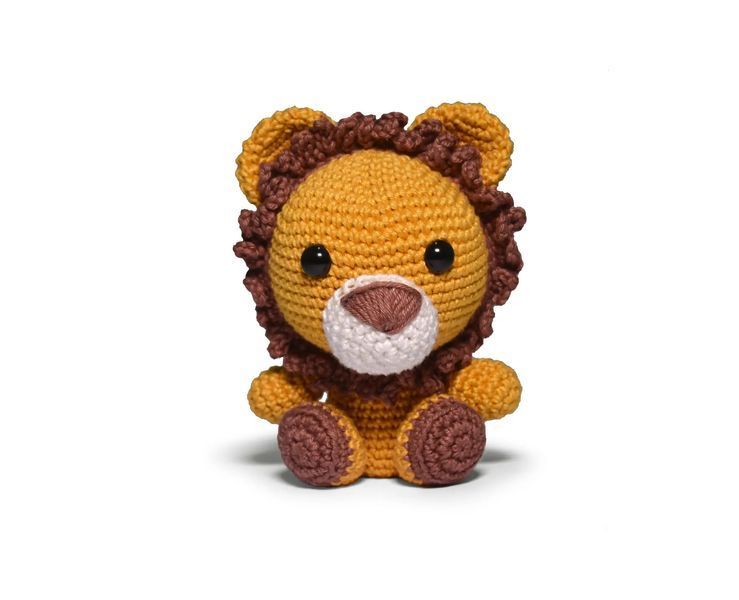 5 AMIGURUMI KIT - SAFARI LION (100% бавовна) 1078294 фото
