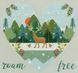 XHY4 Набір для вишивання хрестом Roam Free "Вільне пересування" Bothy Threads