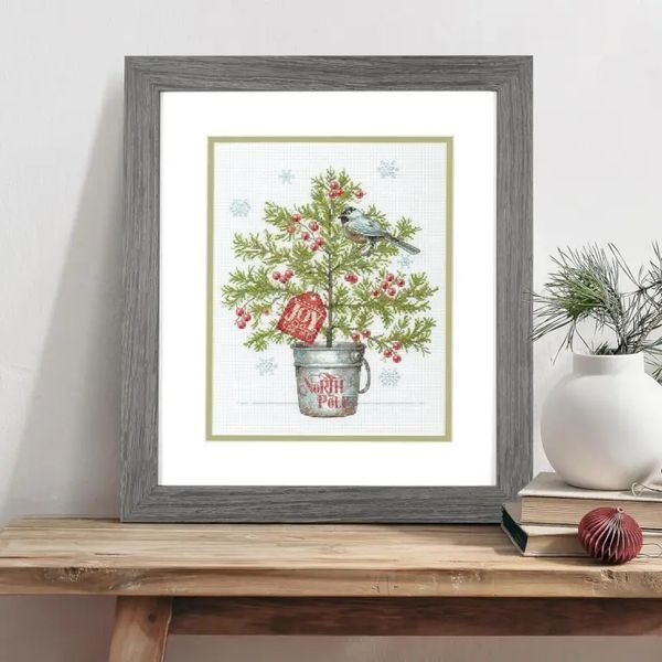70-09624 Набір для вишивання хрестиком &laquo;Holiday Tree//Святкове дерево&raquo; DIMENSIONS 1080561 фото