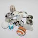 1184TDM/White,6-16 MM,50г.Fancy Mix Crystal Art намистини 1044278 фото