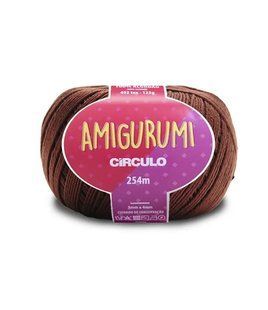 7569 AMIGURUMI пряжа (100% мерс.бавовна, 125гр. 254м), коричневий 1075937 фото