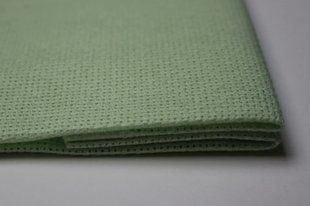 Канва для вышивания Арт.13 К6 салатовая, 100% хлопок, 50х50см 2468 фото