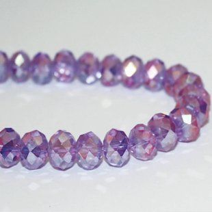 11313/013ABC,8X10 MM,55шт/нитка Crystal Art намистини 1042527 фото