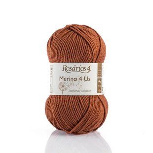 26 Merino 4 Us пряжа (100% мериносова вовна - без мулесингу), колір Середньо-кор 50 г моток ROSARIOS 1082677 фото