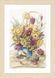 PN-0169671 Набір для вишивки хрестом LanArte Flowers and Lapwing "Квіти та Чайка"