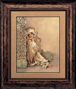 PN-0008001 Набір для вишивки хрестом LanArte Arabian Woman "Арабська дівчина" 1061870 фото