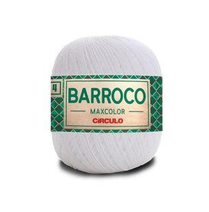 8001 BARROCO MAXCOLOR 4 пряжа (100% бавовна, 200гр. 338м), білий 1080927 фото