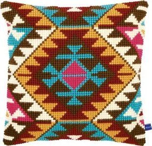 PN-0146715 Набір для вишивання хрестом (подушка) Vervaco Ethnic print "Етнічний принт" 1066486 фото