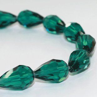 11354/004C,12X16 MM,22шт/нитка Crystal Art намистини 1042979 фото