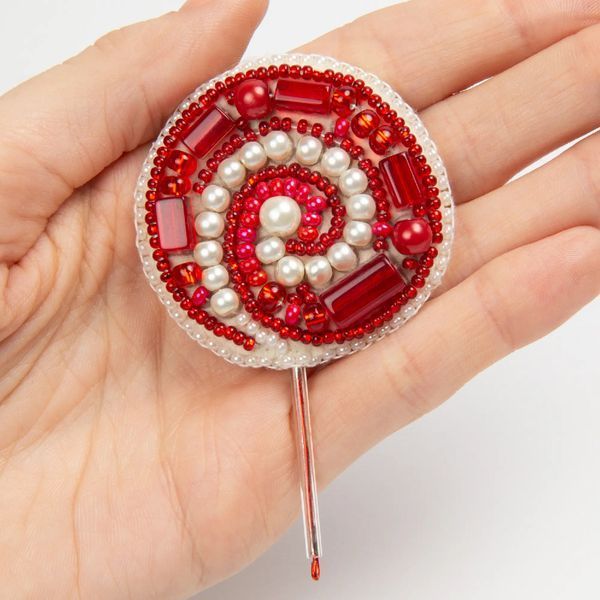 БП-231 Набір для виготовлення брошки Crystal Art "Льодяник" 1066727 фото